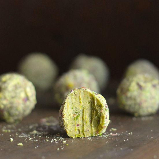 Green Chocolate Truffles