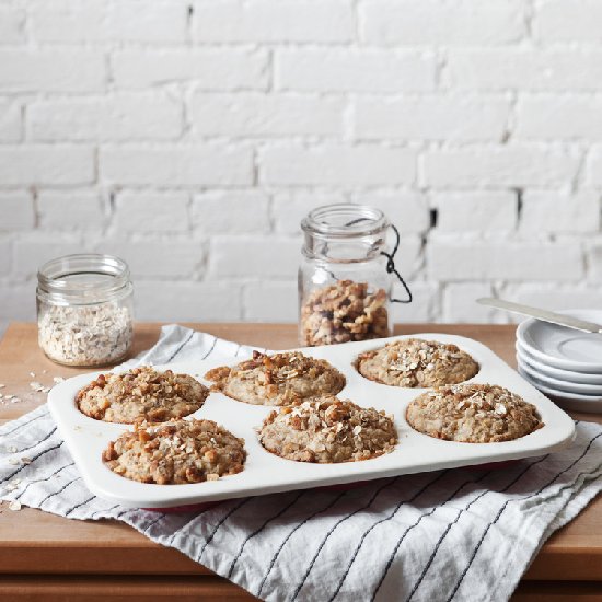 Oat and Banana Nut Muffins