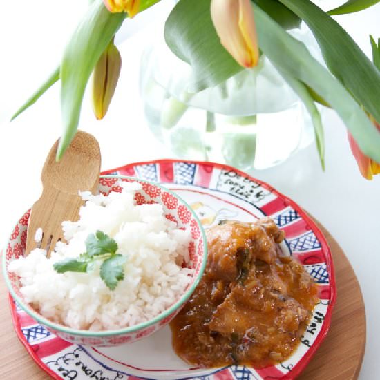 Tagine of Chicken with Apricots