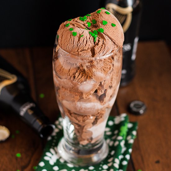 Dark Chocolate Guinness Ice Cream