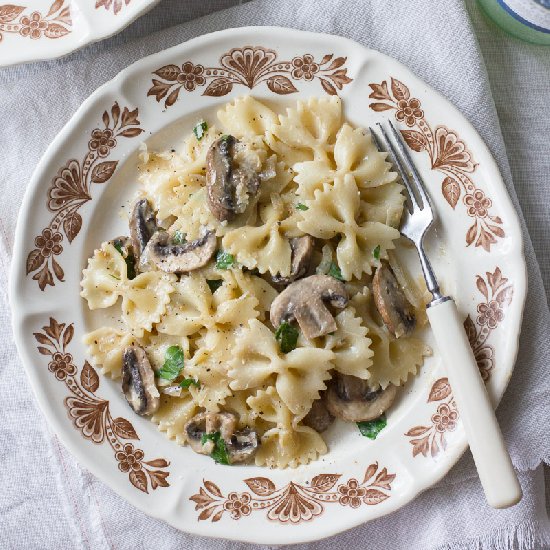 Mushroom Farfalle