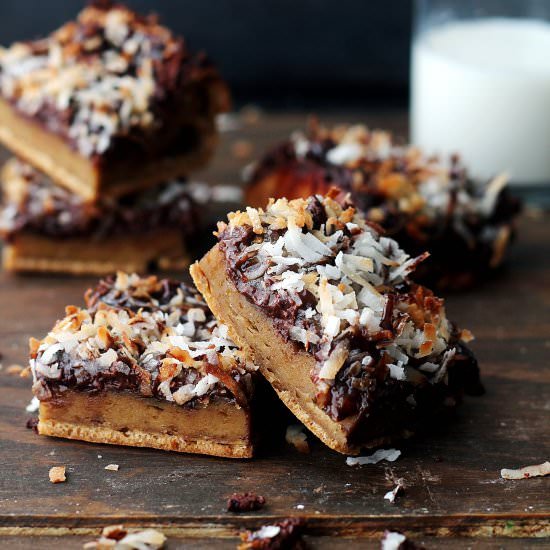 Samoa Peanut Butter Bars