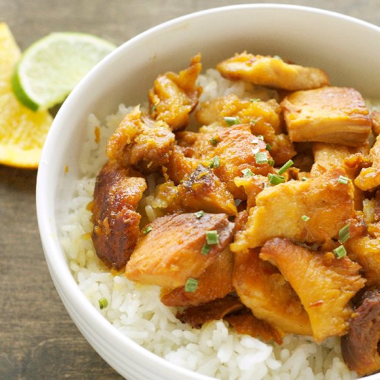 Crockpot Honey Crispy Chicken