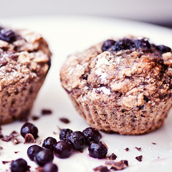 Gluten-Free Vegan Blueberry Muffins