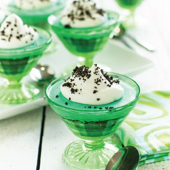 Grasshopper Pie Dessert Cups