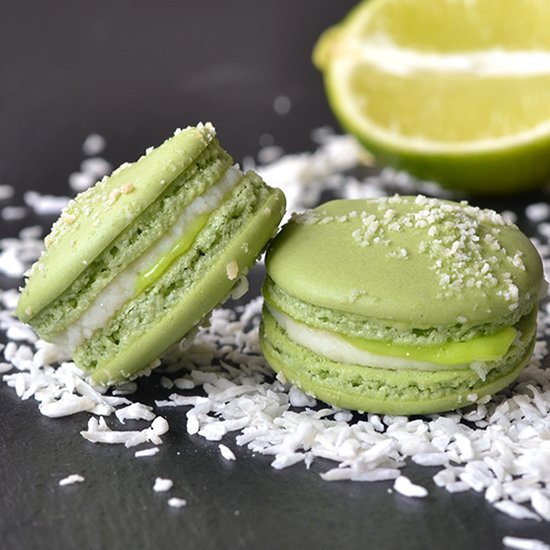 Coconut & Lime Macarons