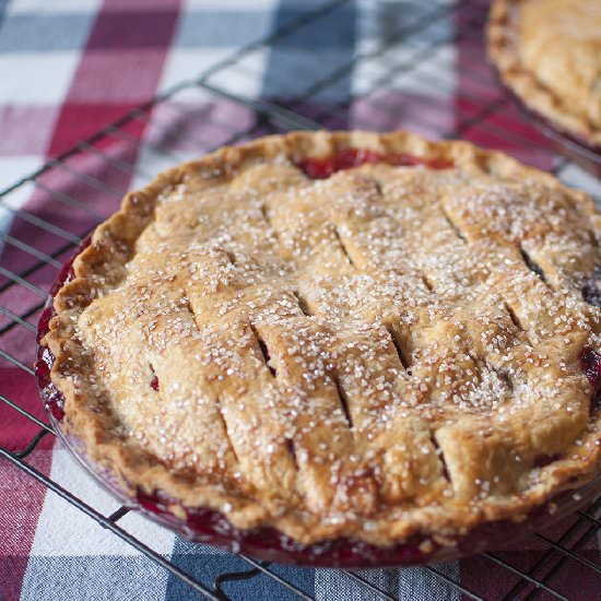 Pi Day Triple Berry Pie