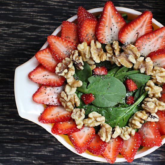 Strawberry Spinach Salad