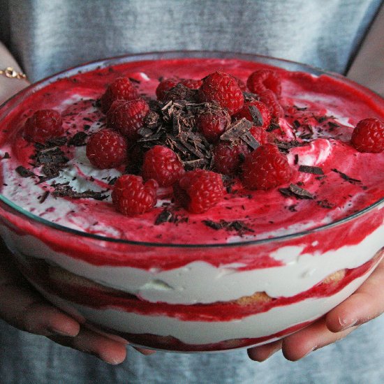 Raspberry Tiramisu