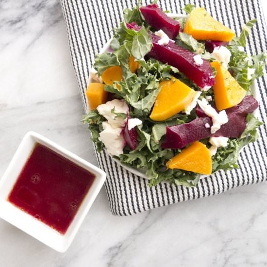 Kale Beet Winter Salad