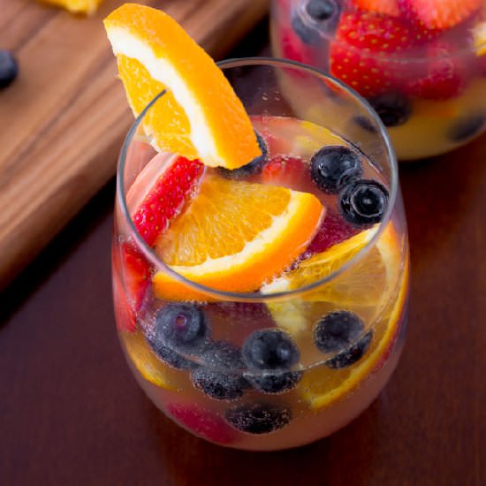 Sparkling Fruit Sangria