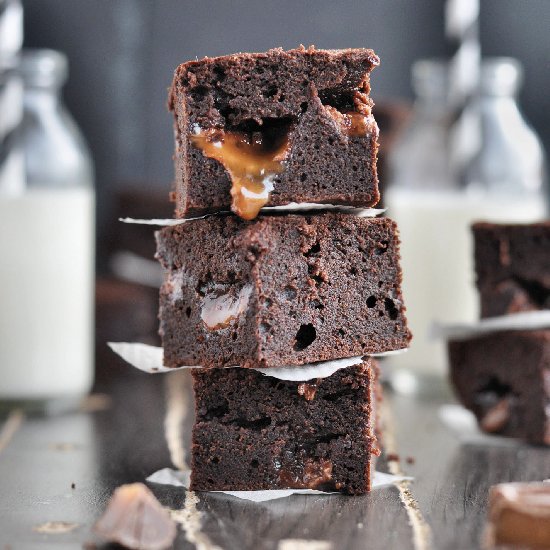 Salted Rolo Brownies