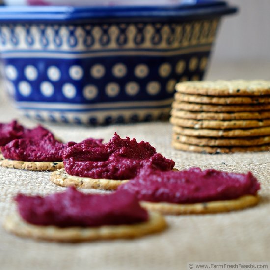 Orange-Spiked Beet & Walnut Spread