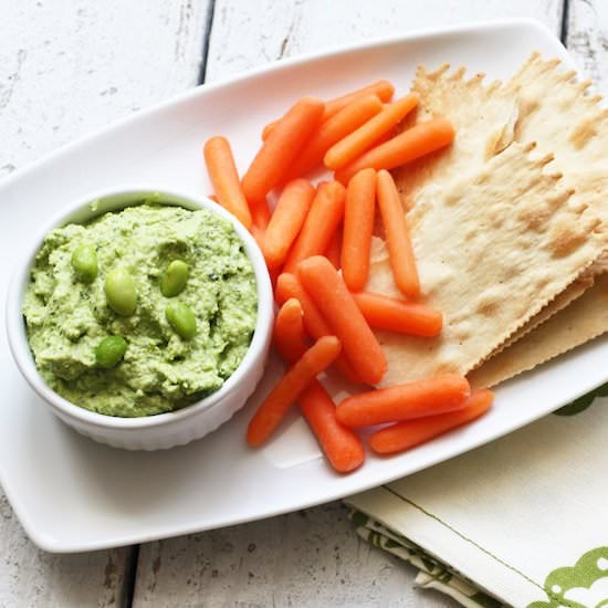 Lemony Edamame Dip