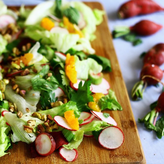 Colorful Salad- Orange Vinaigrette