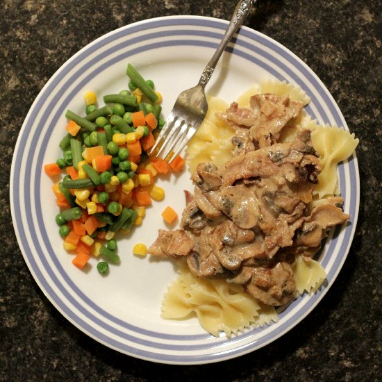 Creamy Mushroom Ragout