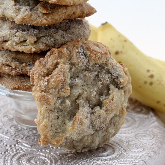 Coconut Banana Muffin Top Cookies