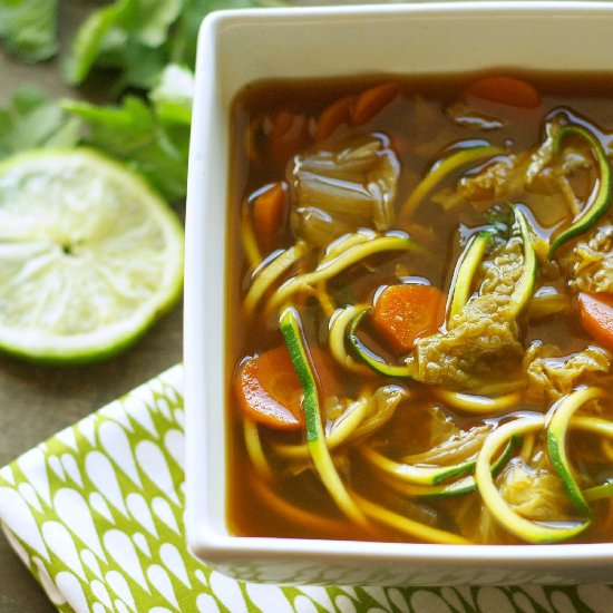 Crockpot Miso Vegetable Soup