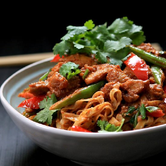 Chicken Satay Noodles