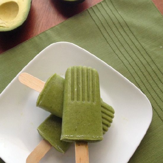 Green Monster Ice Pops