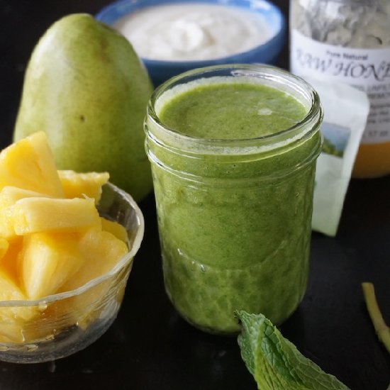 Minty Green St. Paty’s Day Smoothie