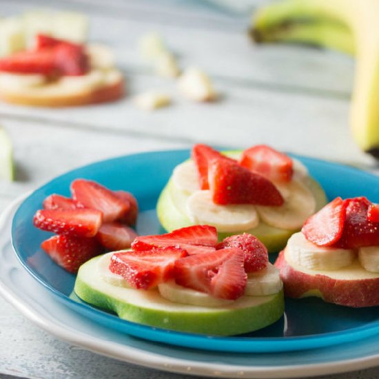 Apple Fruit Sandwiches