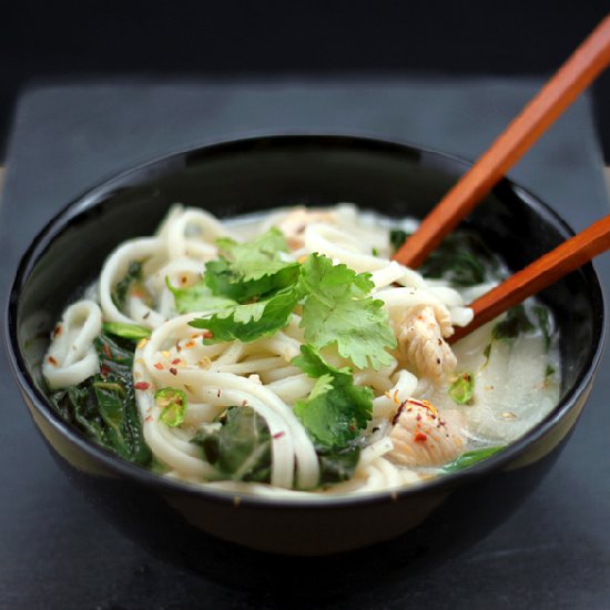 Chicken Udon Noodle Bowl