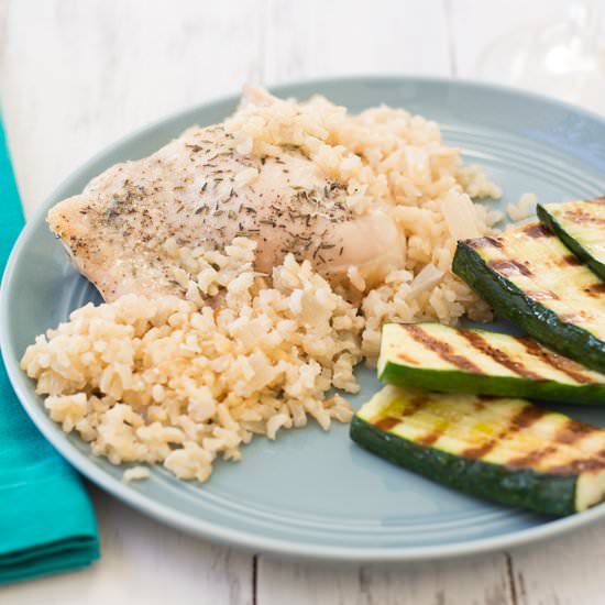 Parmesan Chicken and Rice Casserole