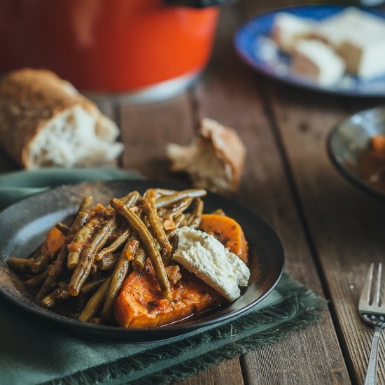 Greek Style Braised Beans Recipe