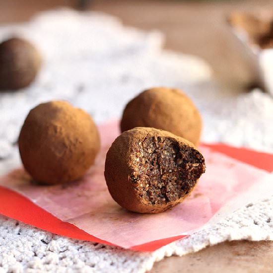 Carob Oat Truffles