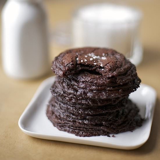 Salted Nutella Cookies