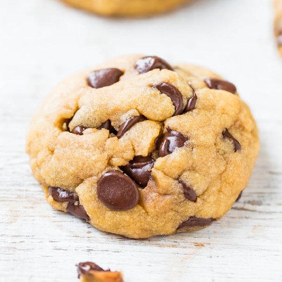 Best Coconut Oil Choc Chip Cookies