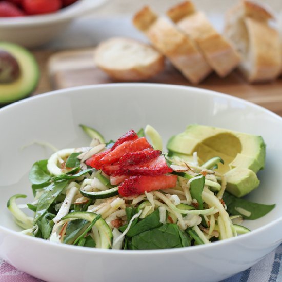 Apple, Spinach and Zucchini Salad