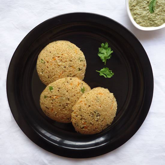 Oats Rava Idli