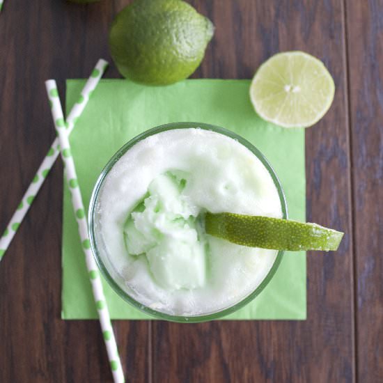 Lime Sherbet Floats