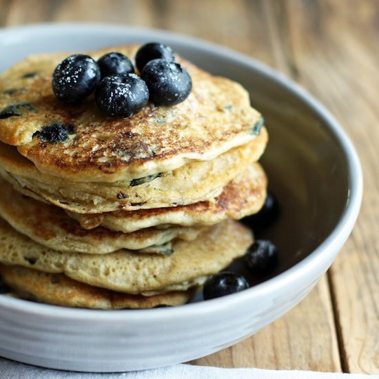 Old-Fashioned Blueberry Pancakes