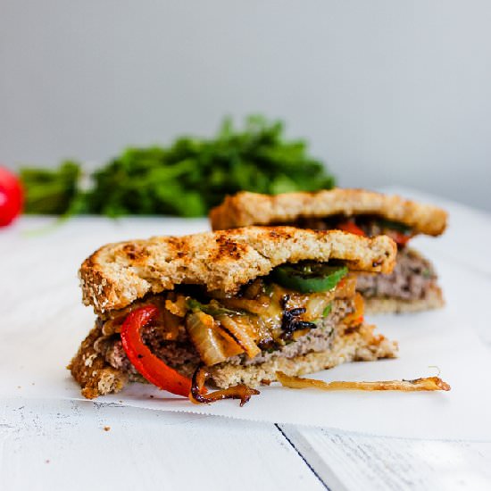 Patty Melt with Caramelized Onions