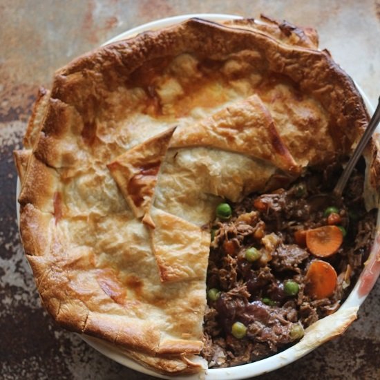 Shiraz and Lamb Pie