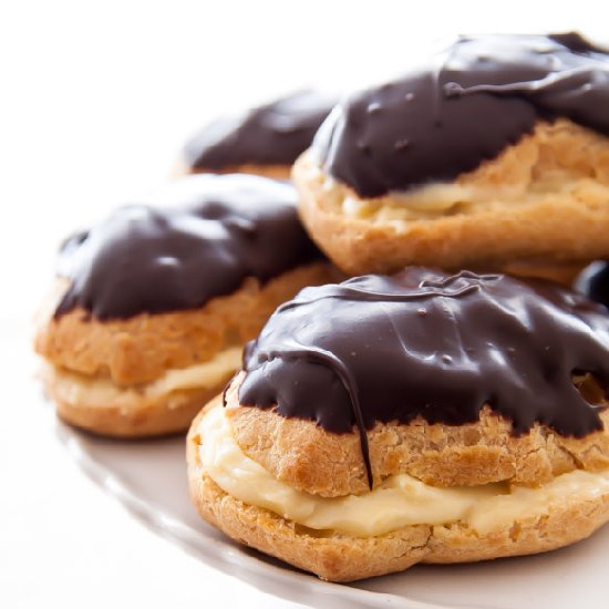 Mini Chocolate Eclairs