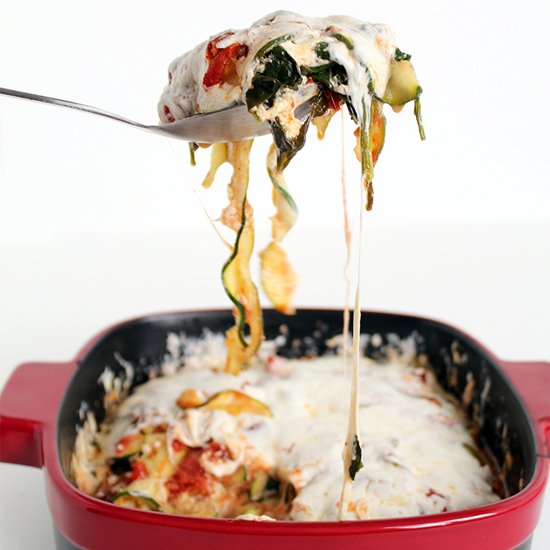 Spinach Zucchini Noodle Lasagna