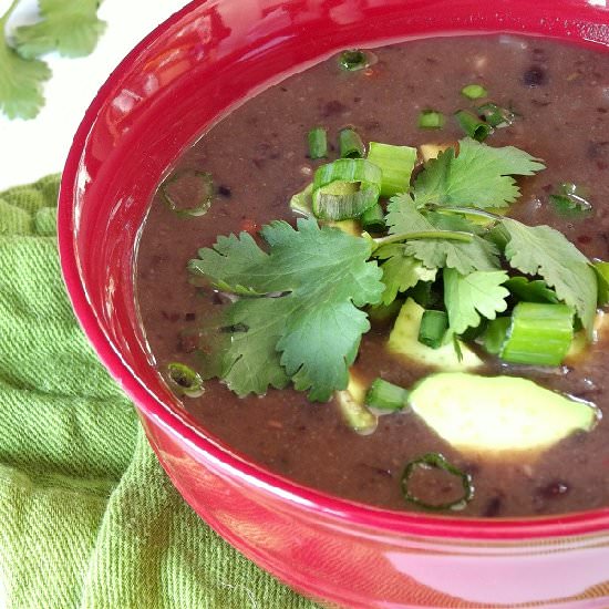 Spicy Black Bean Soup