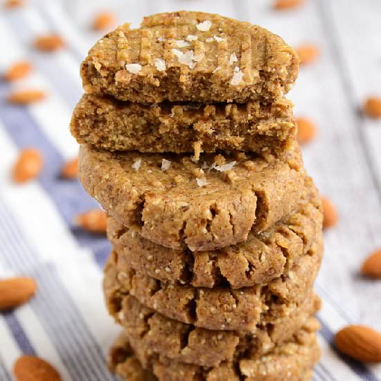 Raw Almond Butter Cookies