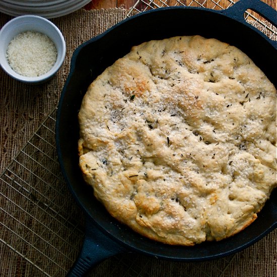 Rosemary Parmesan Olive Oil Bread