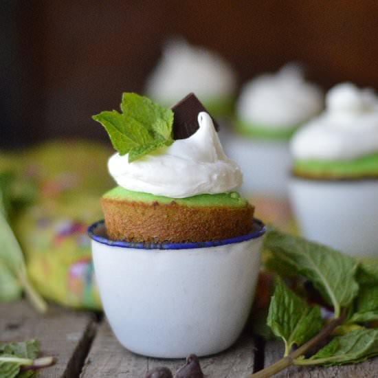 Andes Mint Cupcakes