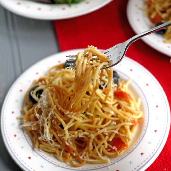 One Pan Spaghetti