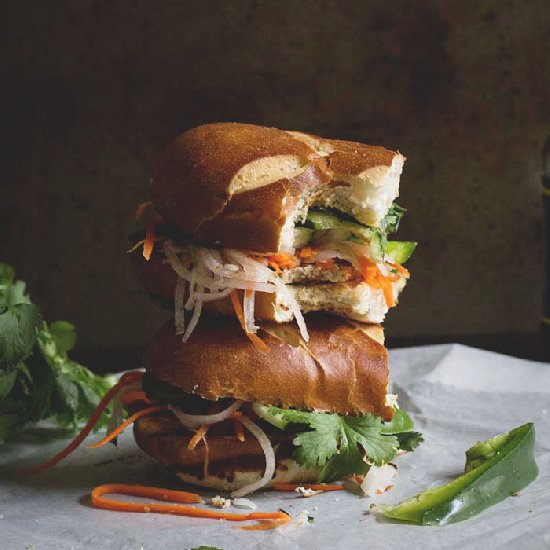 Baked Tofu Banh Mi