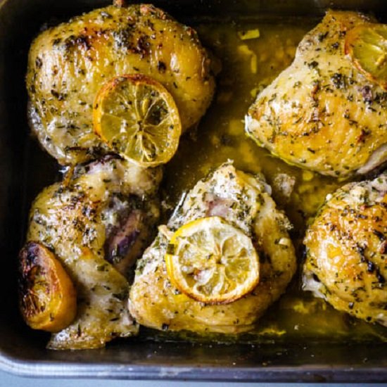 Garlicky Lemon Chicken