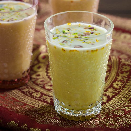 Thandai – chilled spiced milk