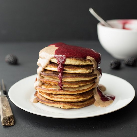 Paleo Pancakes with Almond Butter