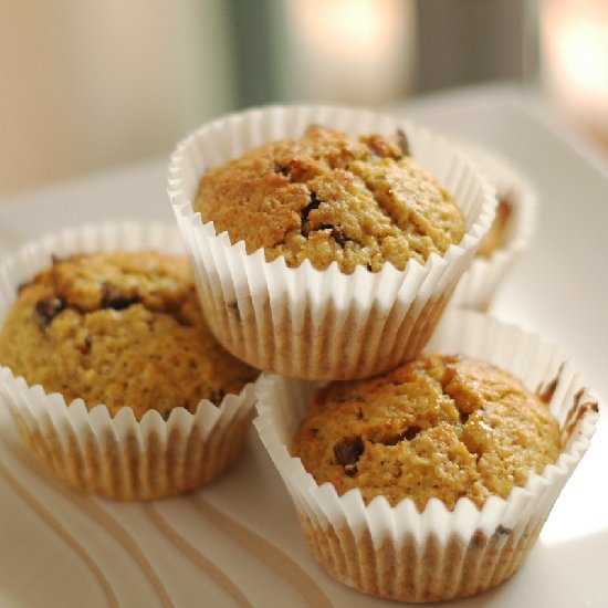 Pumpkin Chocolate Chip Muffins